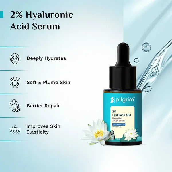 Pilgrim - 2% Hyaluronic Acid Hydration Super Serum (30ml)