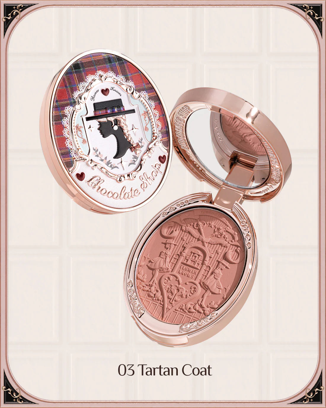 Flower Knows - Chocolate Wonder-Shop Embossed Blush (03 Tartan Coat)