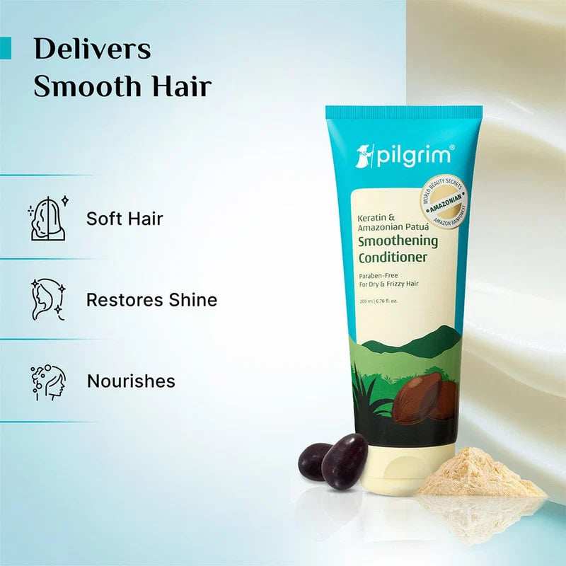 Pilgrim - Keratin & Amazonian Patua Smoothening Conditioner (200ml)