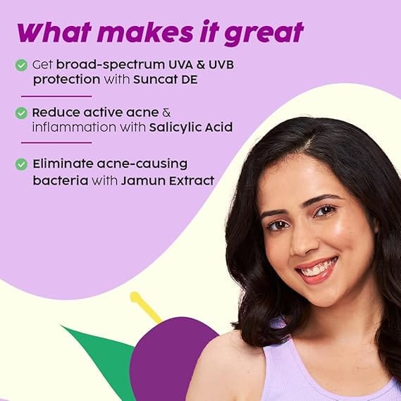Plix - Jamun Matte Screen Invisible Sunscreen (50g)