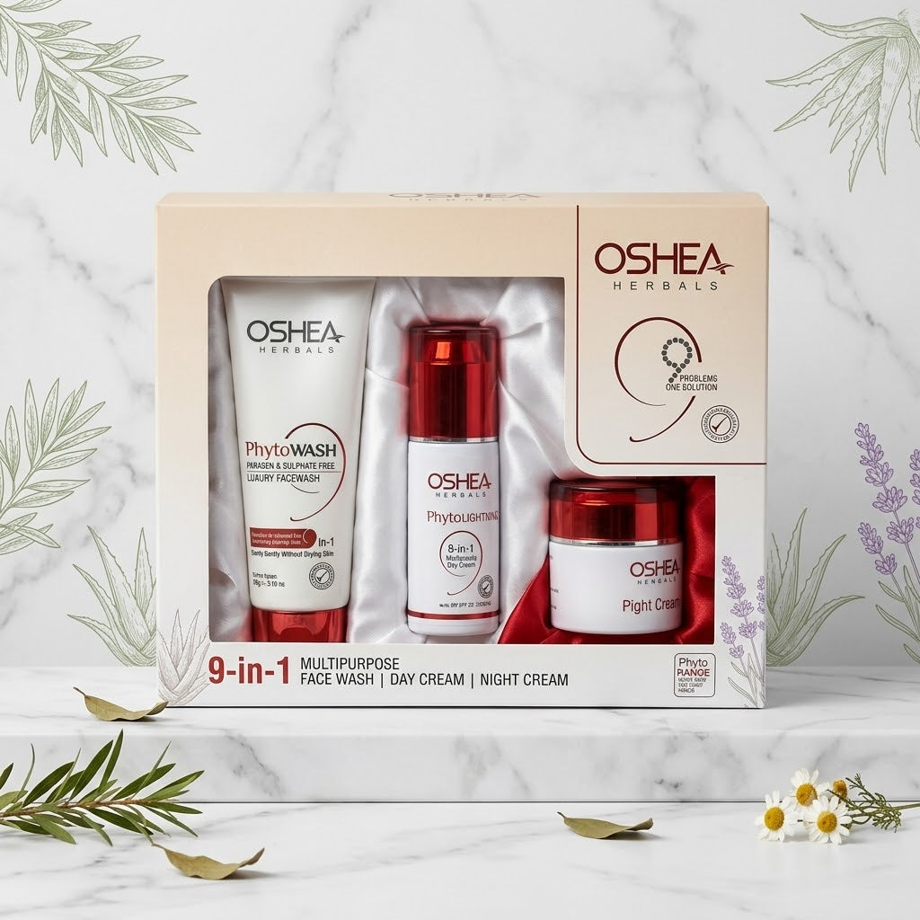 Oshea - 9-In-1 Multipurpose Kit Face Wash Day Cream Night Cream