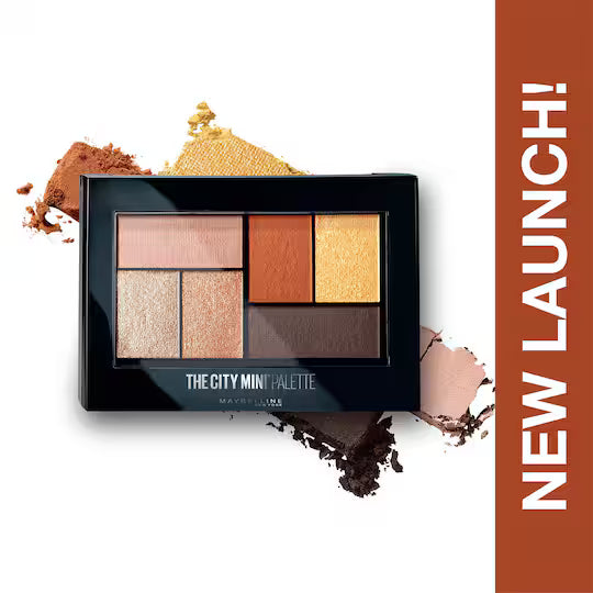 Maybelline New York The City Mini Eyeshadow Palette Brooklyn Orange-(6.1g)