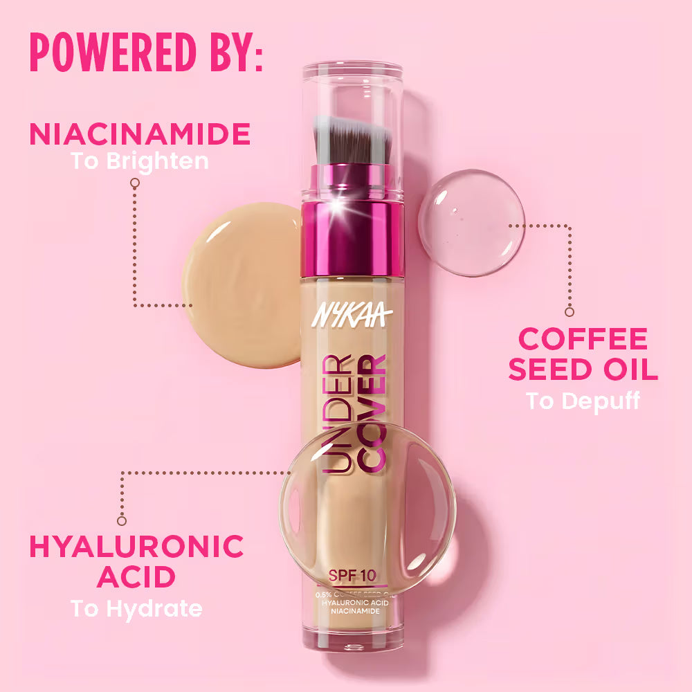 Nykaa - Under Cover Full-Coverage Concealer (3ml)