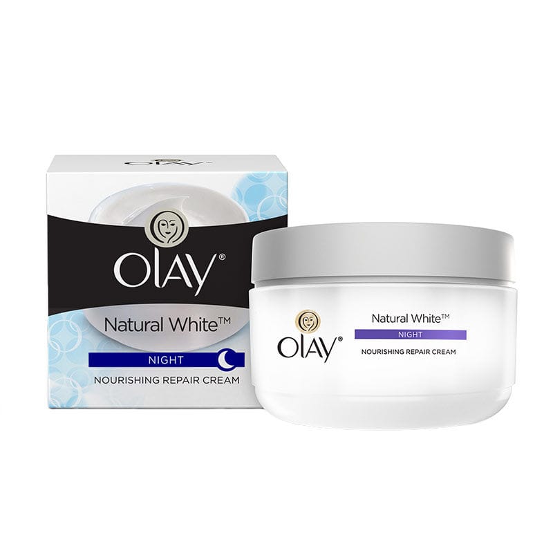 Olay - Natural White 7 IN ONE Nourishing Night Repair Cream (50gm)
