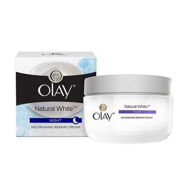 Olay - Natural White 7 IN ONE Nourishing Night Repair Cream (50gm)