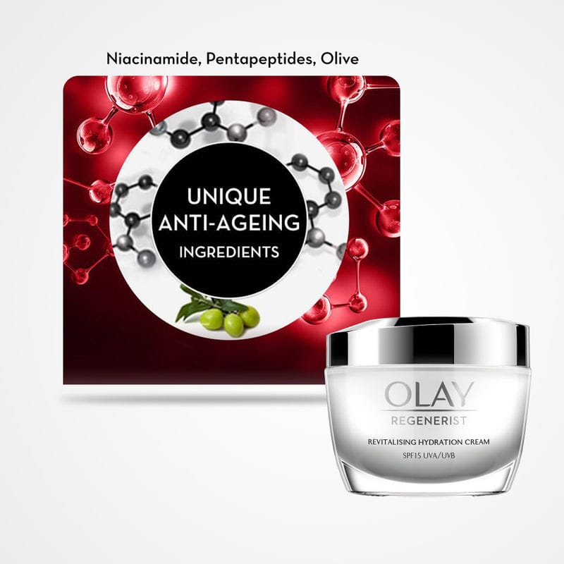 Olay - Regenerist Revitalising Hydration Cream SPF 15 (50gm)