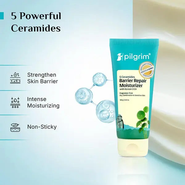 Pilgrim - 5 Ceramides Barrier Repair Moisturizer (100g)