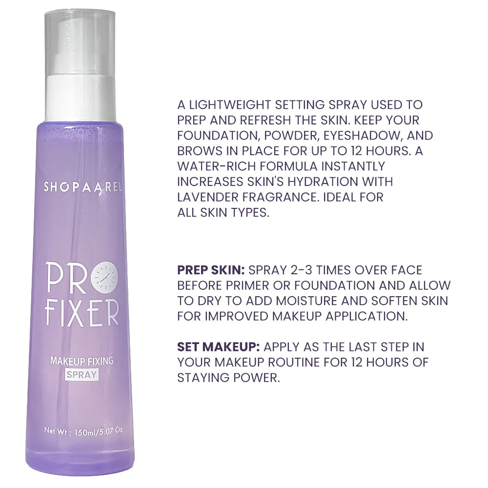 Shopaarel - Pro Fixer Makeup Fixing Spray (150ml)
