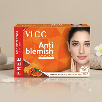 VLCC - Papaya Fruit Facial Kit + FREE Rose Water Toner Worth Rs 190 (300g + 100mL)