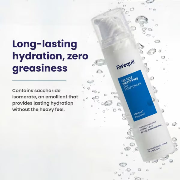 Re'equil - Oil Free Mattifying Gel Moisturiser (75g)