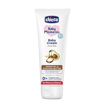 Chicco - Baby Moments Baby Cream for Babies with Argan Oil & Avocado Butter (200g)