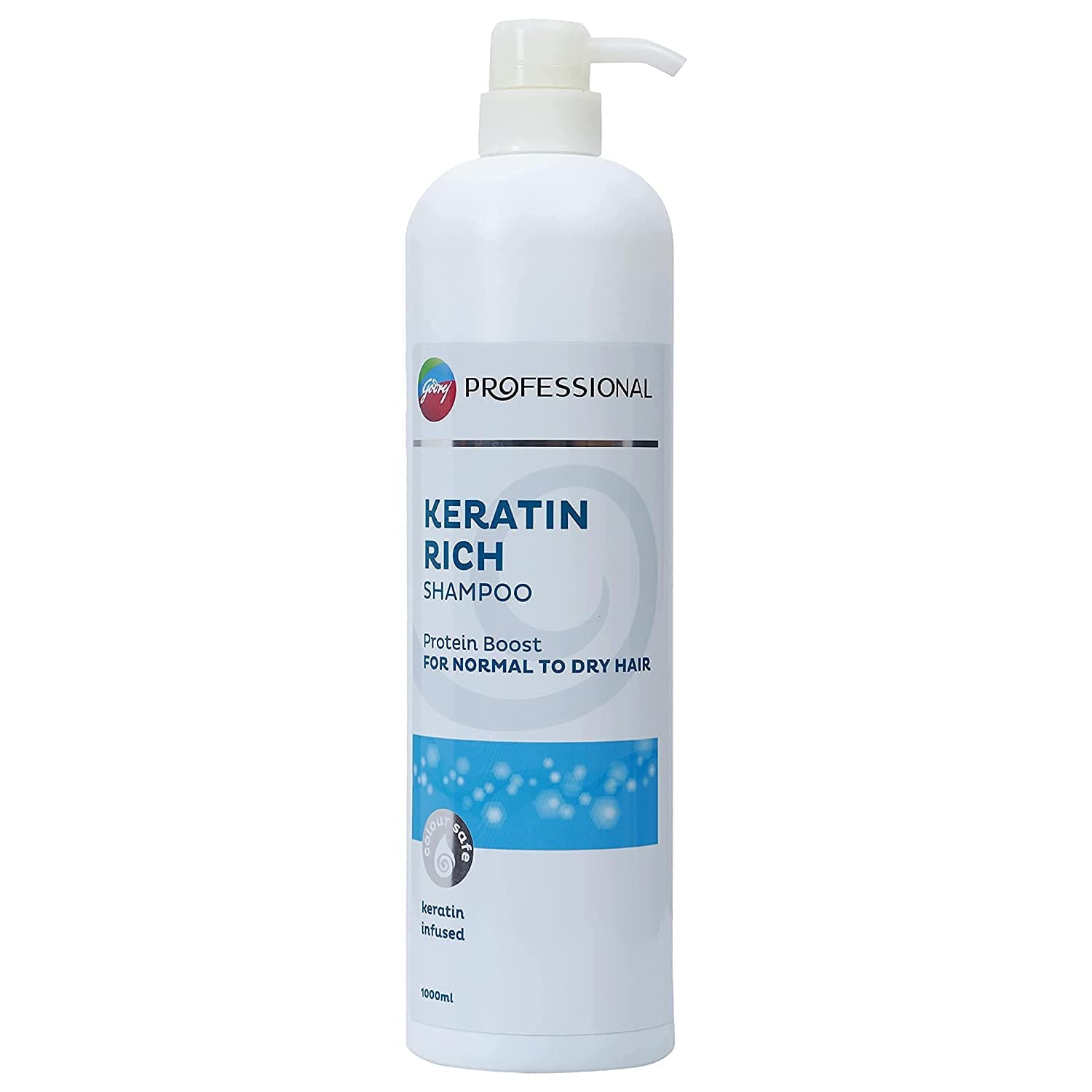 Godrej - Professional Keratin Rich Shampoo, For Normal to Dry Hair (1000mL)