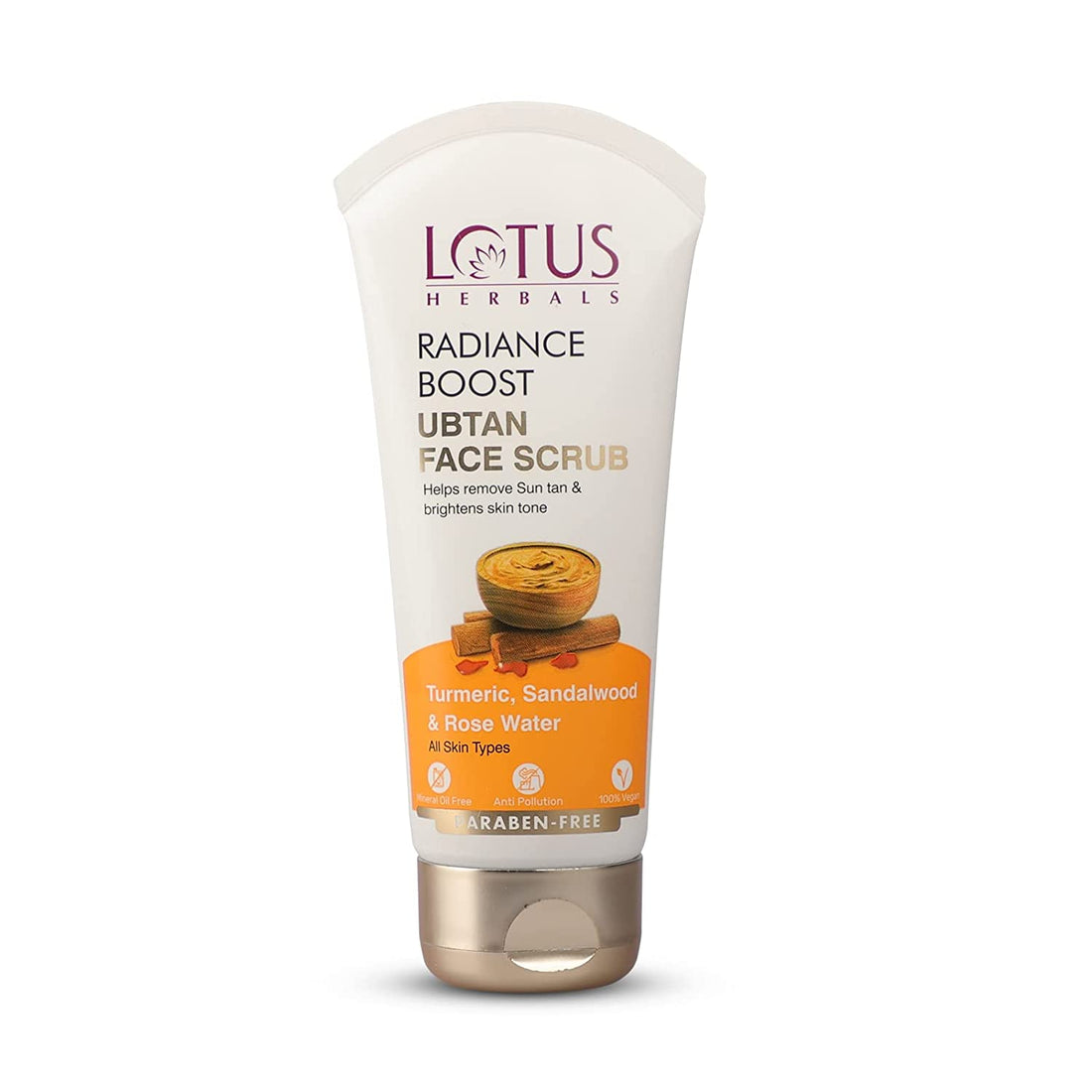 Lotus Herbals - Radiance Boost Ubtan Face Scrub (100g)