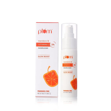 Plum - 3% Vitamin C Moisturizer with Mandarin | For Glowing Skin (50mL)