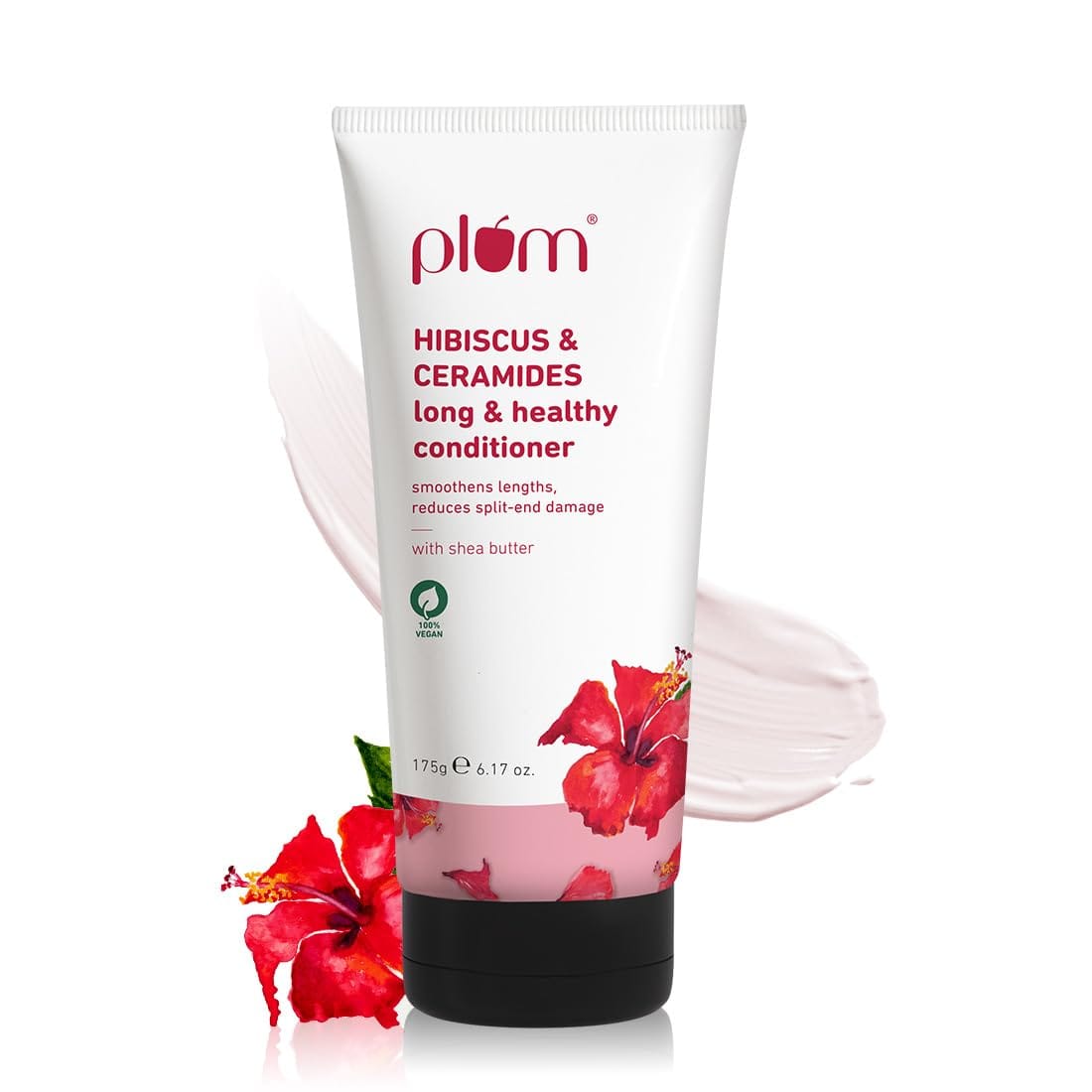 Plum - Hibiscus Conditioner with Ceramides for Healthy, Long Hair (175g)