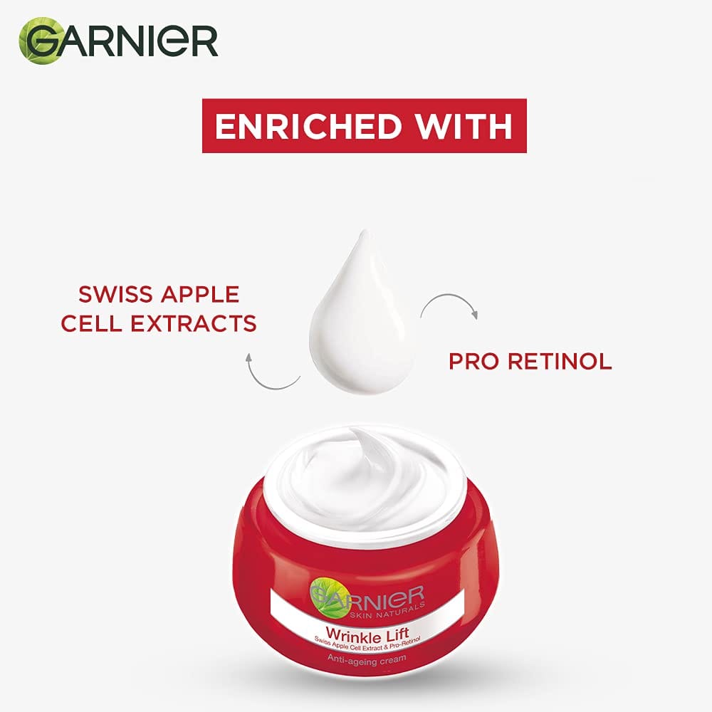 Garnier - Skin Naturals Wrinkle Lift Anti Ageing Cream (40g)