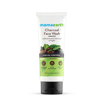Mamaearth Charcoal Natural Face Wash for oil control and pollution defence (100mL)
