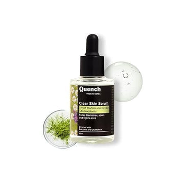 Quench - Clear Skin Serum With Matcha Green Tea, Niacinamide & Hyaluronic Acid (30ml)