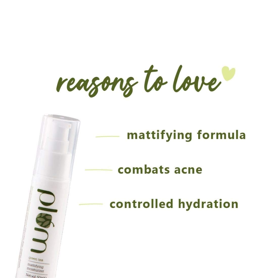 Plum Green Tea Mattifying Moisturizer (50mL)