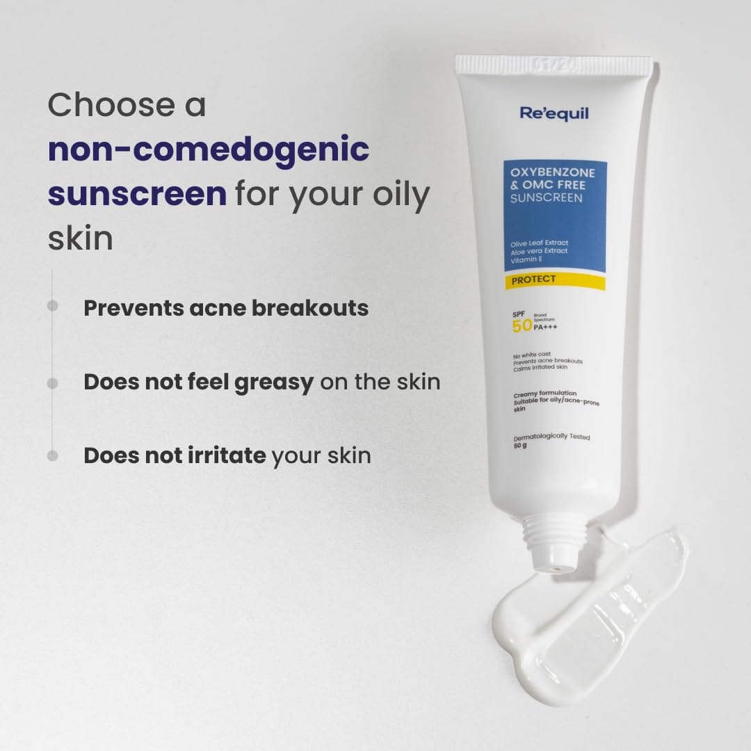 Re'equil - Oxybenzone and OMC Free Sunscreen For Oily (50g)