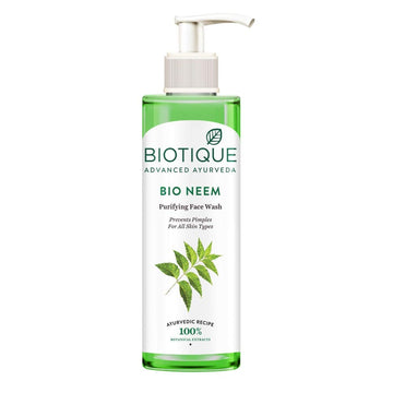 Biotique - Bio Neem Purifying Face Wash Prevents Pimples For All Skin Types (200mL)