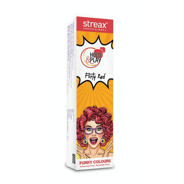 Streax Professional - Hold and Play Funky Colours - Flirty Red (100g)