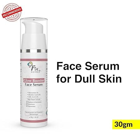 Fixderma - 5% Niacinamide Serum Glow Booster Face serum with 6.5% Mandelic Acid & 0.5% (30g)