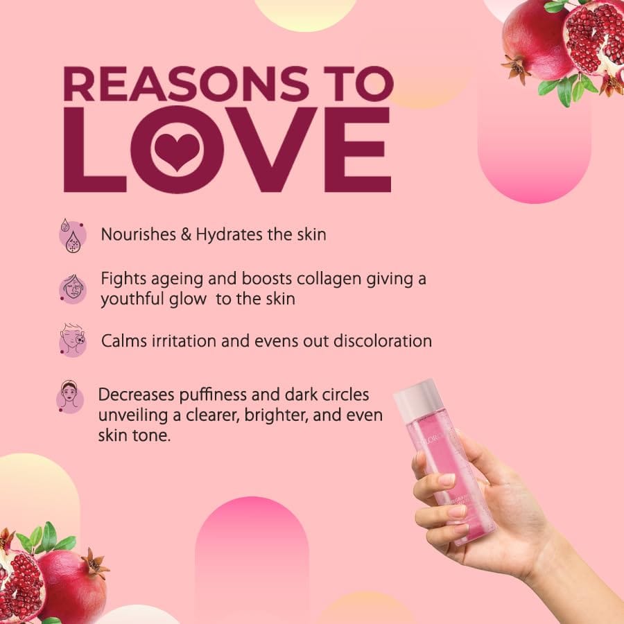 Colorbar - Pomegranate Fat Water Pore Refining Toner Serum (120ml)
