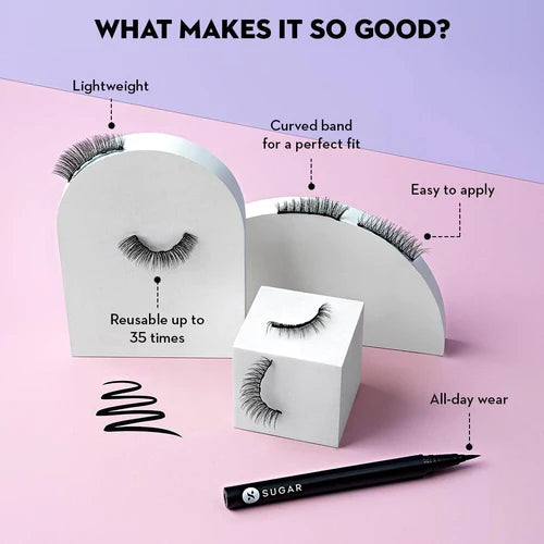 SUGAR – MAXIMEYES DRAMA MAGNETIC LASHES & EYELINER – 03 Melodrama