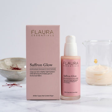 Flaura - Saffron Glow Kumkumadi Radiance Moisturiser (50gm)