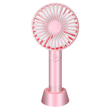 Handheld Aromatherapy Fan Portable Fan USB Desktop Fan - Pink