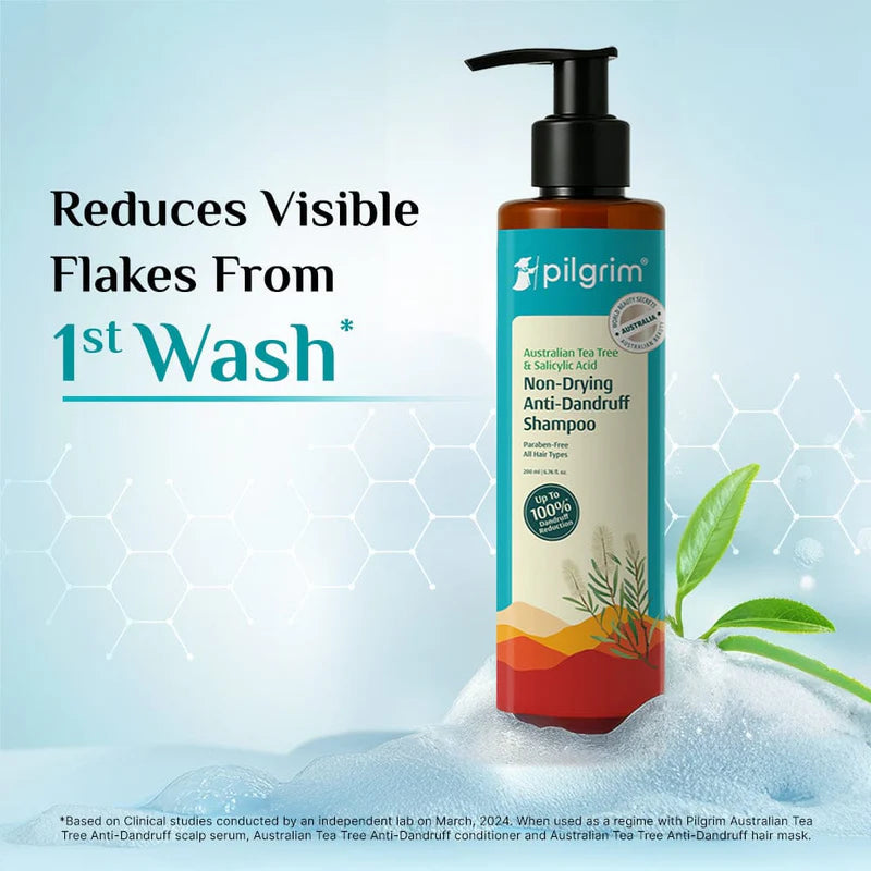 Pilgrim - Australian Tea Tree Non-Drying Anti-Dandruff Shampoo (200ml)