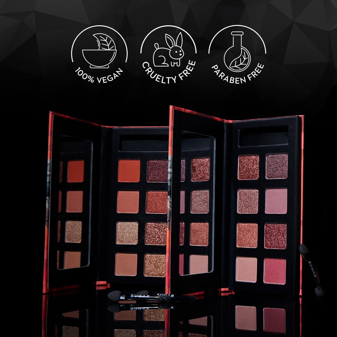SUGAR - Blend The Rules Matte Eyeshadow Palette Powder (08 Reflection) - 10.4g