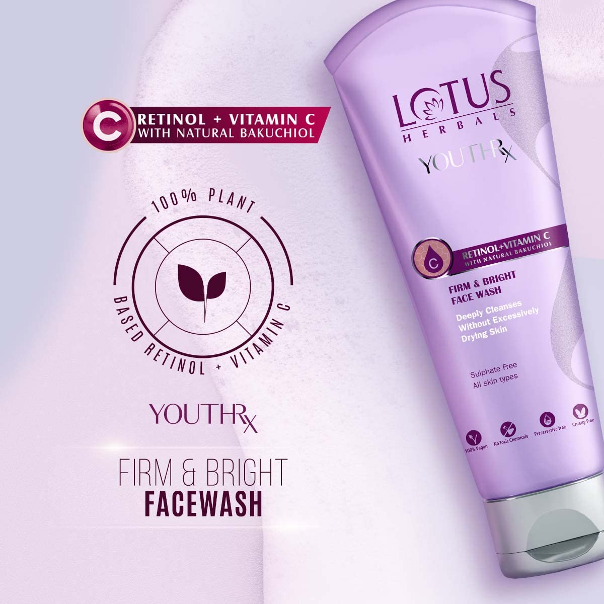 Lotus Herbals - YouthRx Firm & Bright Face Wash (100mL)
