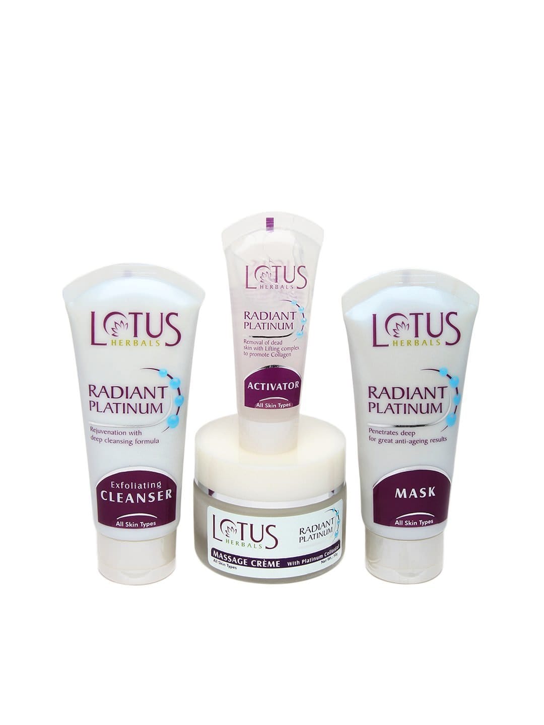 Lotus Herbals - Radiant Platinum Anti-Ageing Facial Kit
