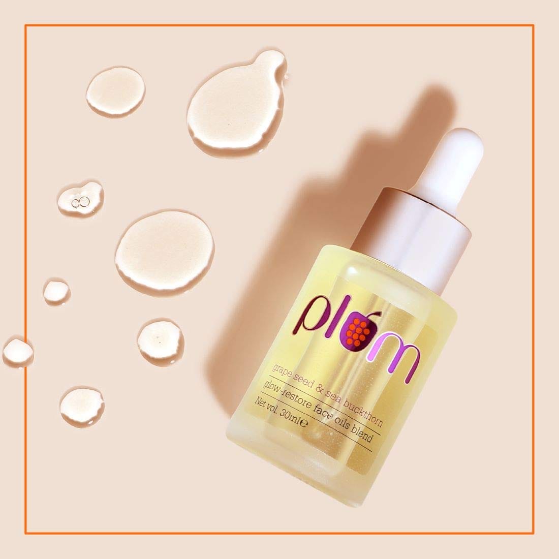 Plum - Grape Seed & Sea Buckthorn Glow-Restore Face Oils Blend (30mL)