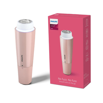Philips - Cordless Facial Hair Remover with Wide Hypoallergenic Head for gentle experience at home (BRR454/00)