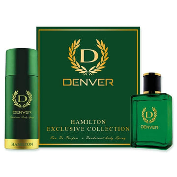 DENVER - Hamilton Gift Set - Perfume (60ML) + Deodorant (165ML) - Men