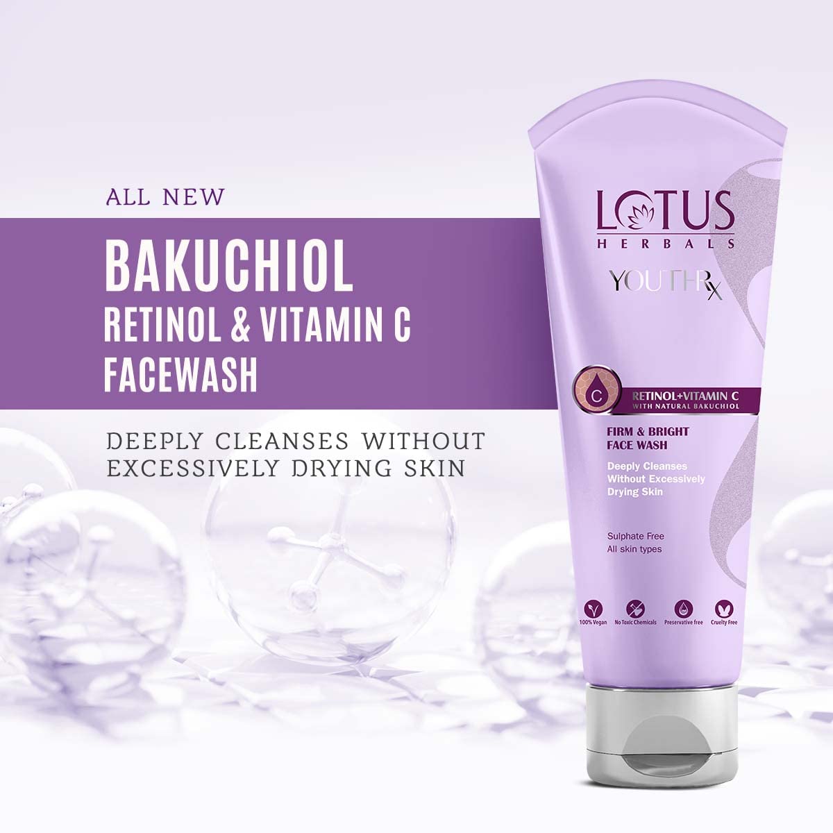 Lotus Herbals - YouthRx Firm & Bright Face Wash (100mL)