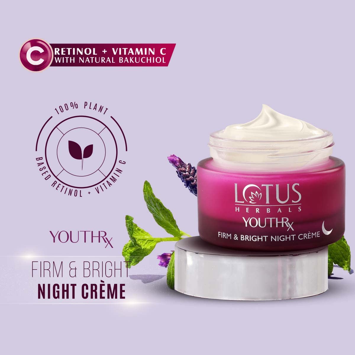Lotus Herbals - YouthRx Firm & Bright Night Cream (50g)