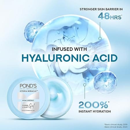 POND'S- Hydra Miracle Hyaluronic Super Light Gel For Oily / Combination Skin (200ML)