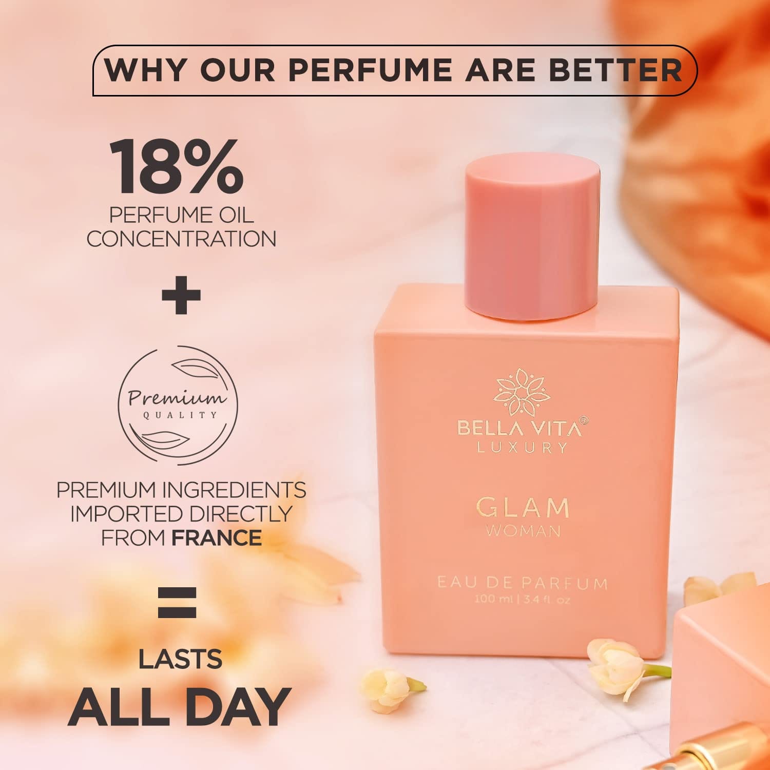 Bella Vita - Luxury Glam - Woman Eau De Perfume (100ml)