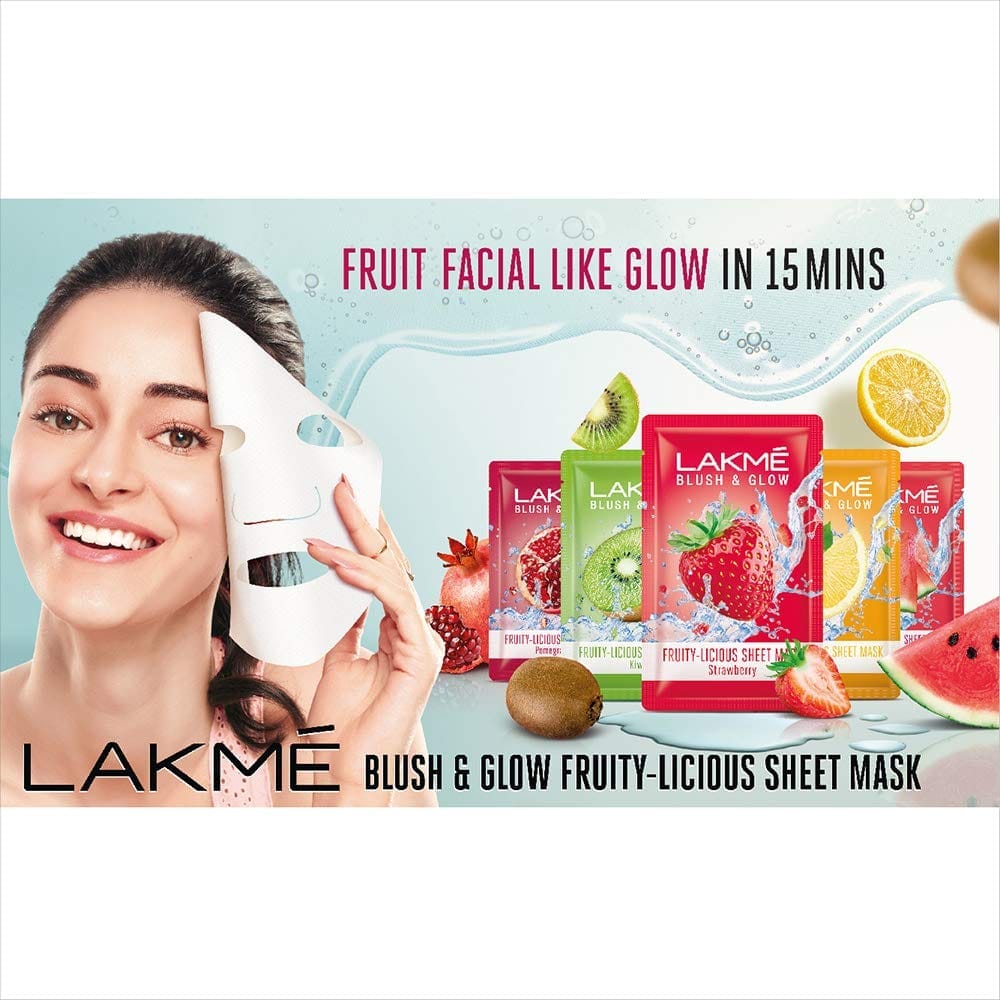 Lakmé - Blush & Glow Pomegranate Sheet Mask (20mL)