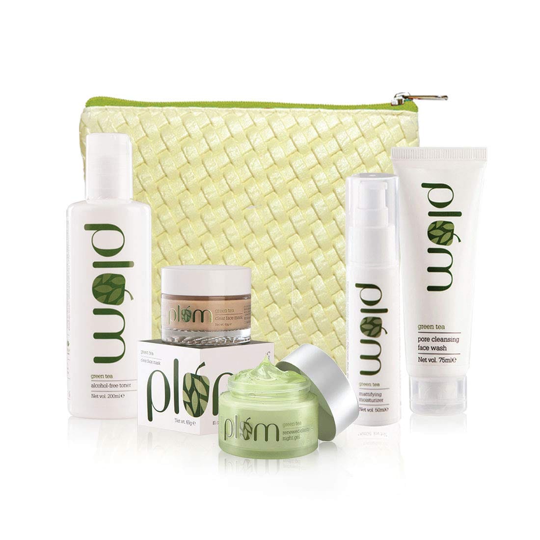 Plum Green Tea Face Care Kit For Oily, Acne Prone Skin