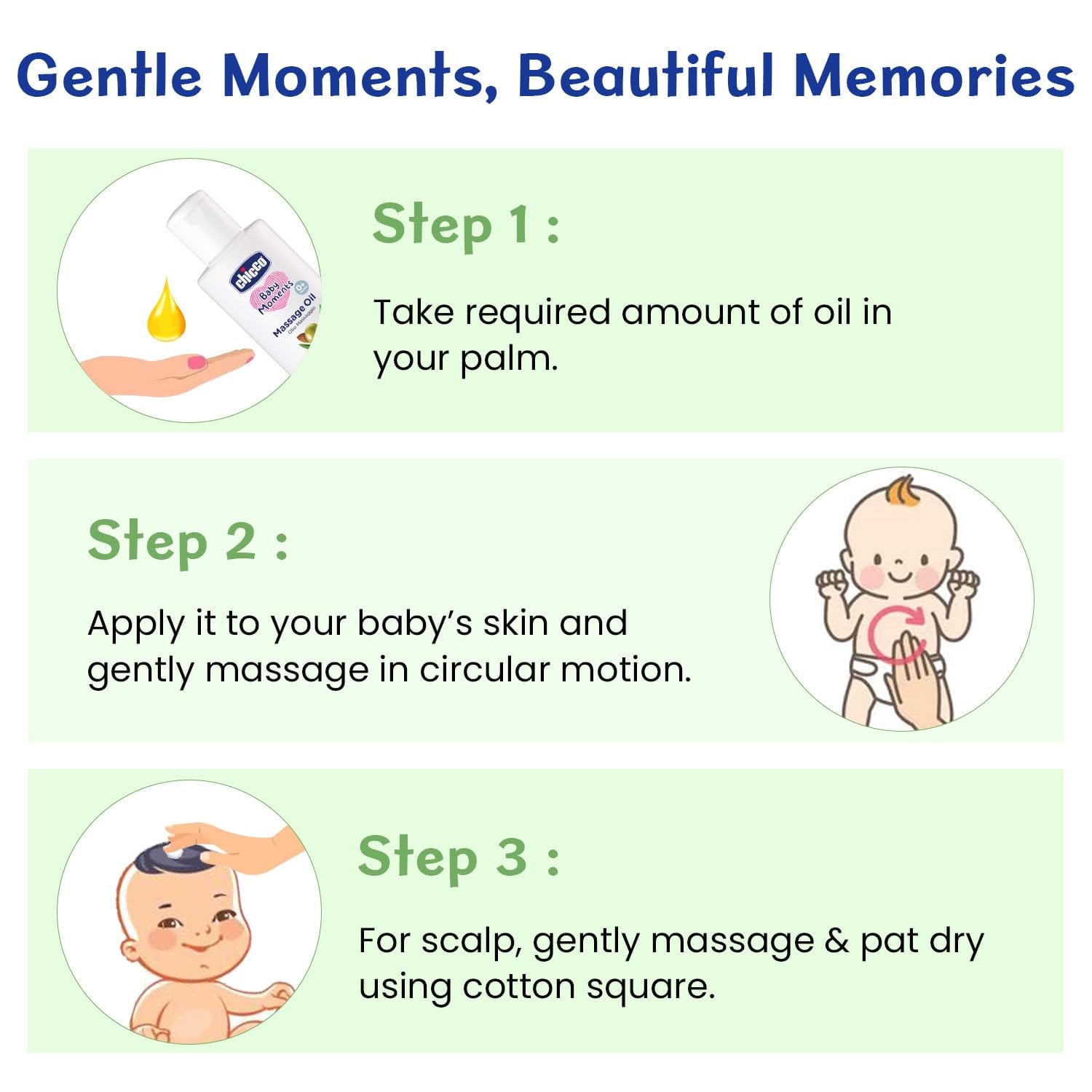 Chicco - Baby Moments Massage Oil (300mL)