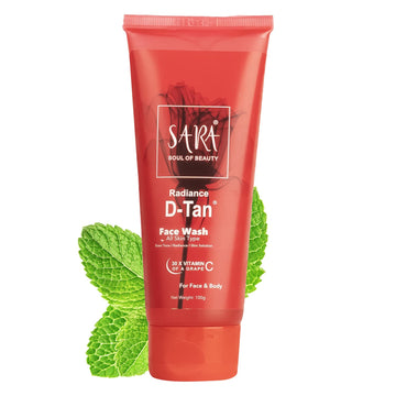 SARA - SOUL OF BEAUTY Herbals Radiance D-tan Face Wash (100g)