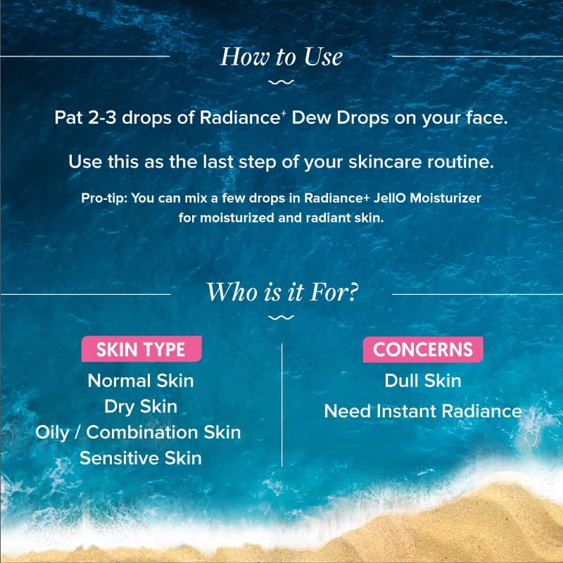 Aqualogica - Radiance+ Juicy Dew Drops with Watermelon and Niacinamide (30mL)