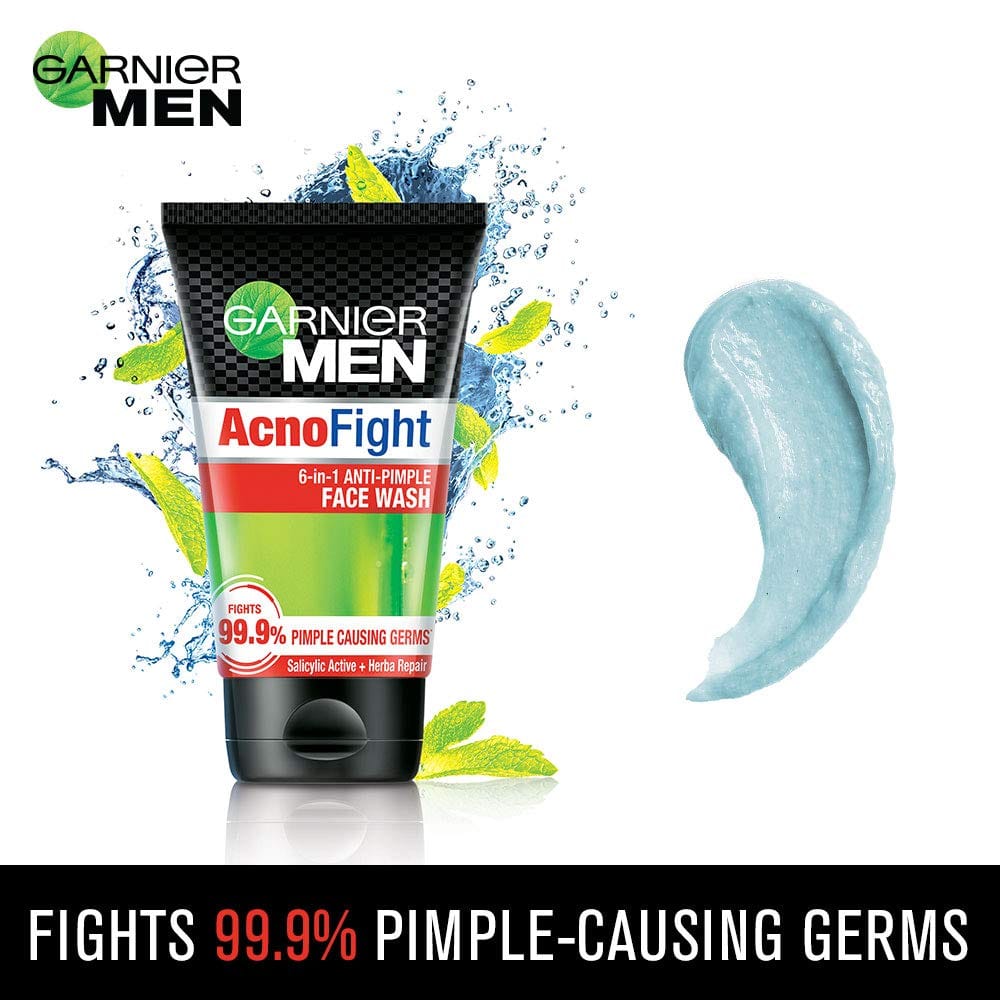 Garnier - Men Acno Fight Anti-Pimple Facewash (150gm)