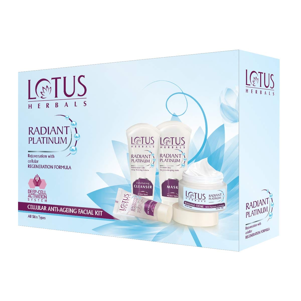 Lotus Herbals - Radiant Platinum Anti-Ageing Facial Kit