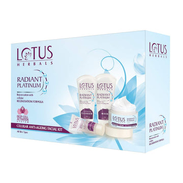 Lotus Herbals - Radiant Platinum Anti-Ageing Facial Kit